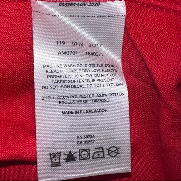 Columbia NWT Men's Thistletown Ridge Crew Performance T-Shirt Red Size Small - Picture 7 of 9